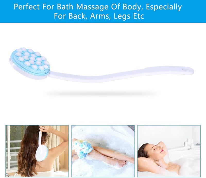 yuyte Back Lotion Applicator and Massager Handheld Self Moisturizer Cream Lotion Applicator Body Leg Bath Lotion Applicator For Back Brush Massager Massaging Tool - Image 4