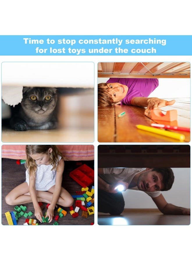 Uzpomel Under Couch Blocker for Pets Toys, Clear Furniture Gap Stopper to Prevent Sliding Underneath, Adjustable Universal Under Bed Blocker Guard for DogsCats Safety, Transparent Sofa & Recliner Gap Filler - Image 2