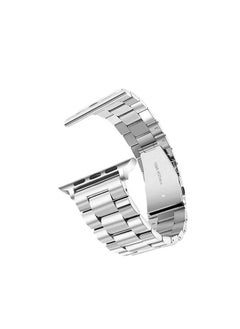 Generic Stainless Steel Watch Band For Apple Watch Series 4/5/6 - 42/44mm - Silver  - Image 1