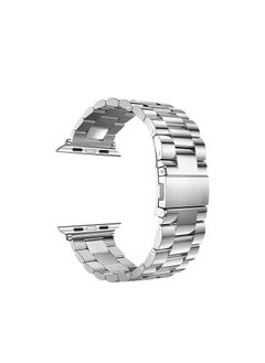 Generic Stainless Steel Watch Band For Apple Watch Series 4/5/6 - 42/44mm - Silver  - Image 2