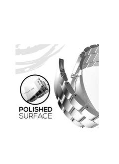 Generic Stainless Steel Watch Band For Apple Watch Series 4/5/6 - 42/44mm - Silver  - Image 3