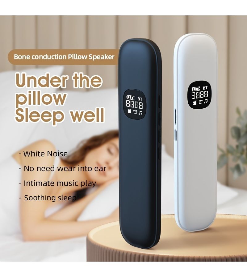 Black Bone Conduction Pillow Speaker For Sleep - Image 1