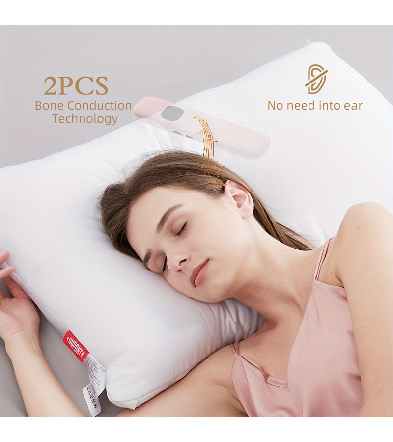 Black Bone Conduction Pillow Speaker For Sleep - Image 3