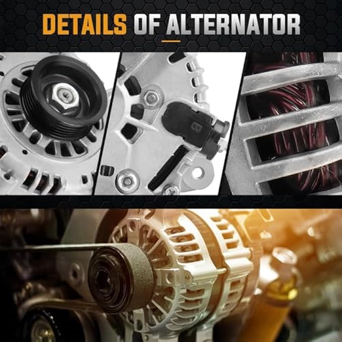 ILONPA Alternator Replacement Compatible with 1998 1999 Infiniti I30 3.0L, 1995 1996 1997 1998 1999 Nissan Maxima 3.0L 3.5L Replace AHI0018, 111381, 23100-0L701, ALT-3511 - Image 3