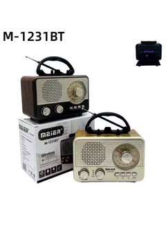 Generic Retro Radio, FM AM SW Tri-Band Radio, Outdoor Multi-Band Radio, DC 3V, Type C, USB Charging Radio, BT Speaker  - Image 2