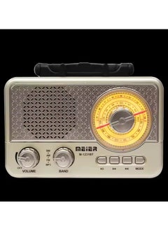 Generic Retro Radio, FM AM SW Tri-Band Radio, Outdoor Multi-Band Radio, DC 3V, Type C, USB Charging Radio, BT Speaker  - Image 3
