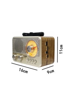 Generic Retro Radio, FM AM SW Tri-Band Radio, Outdoor Multi-Band Radio, DC 3V, Type C, USB Charging Radio, BT Speaker  - Image 5