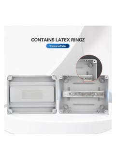 SYOSI 12 Way Circuit Breaker MCB Distribution Protection Box, Miniature Circuit Breaker with DIN Rail, IP65 Waterproof, Suitable for Indoor and Outdoor Use  - Image 5