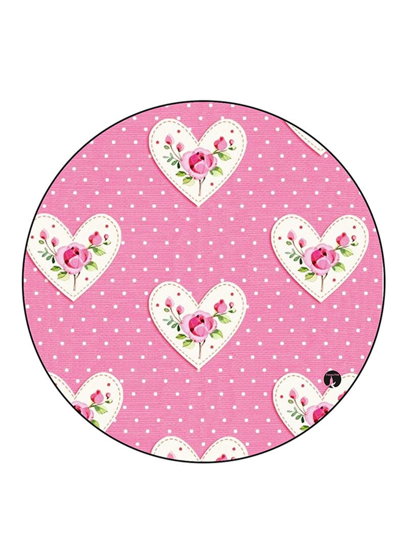 RKN Flowers Printed Mouse Pad  Multicolour