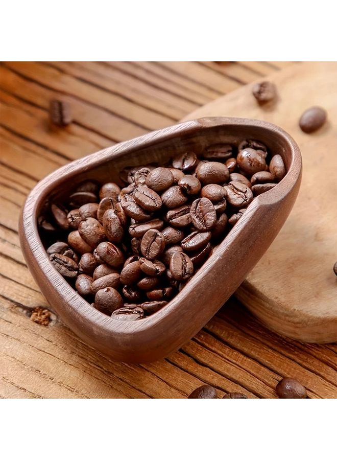 Wooden Coffee Bean Dosing Cups With Spray Bottle 2pcs Set Black Walnut - Image 4