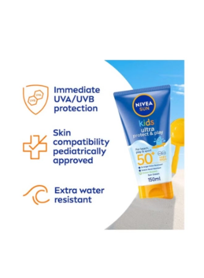 Nivea NIVEA SUN Kids Lotion, UVA & UVB Protection, Swim & Play, SPF 50+, 150ml - Image 2