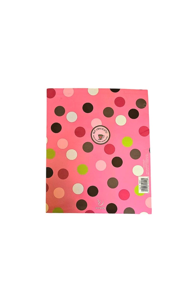 Polka Dot Paper File Folder – Colorful Inner Design with Double Pocket, Perfect for School or Office 30*24 - Image 2