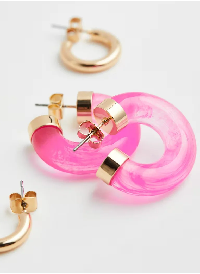 H&M 2-Pack Hoop Earrings