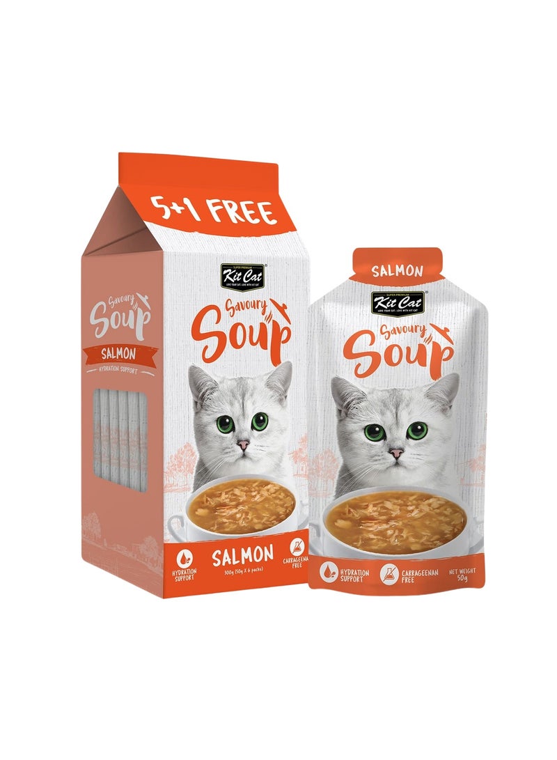 Kit Cat Savoury Soup Salmon 1 x 300grams  - Image 1