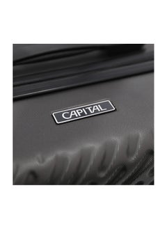 CAPITAL CAPITAL Hardside Luggage Trolley Bag 3 Pieces set,Grey (S-20,M-24,L-28 Inch)  - Image 4