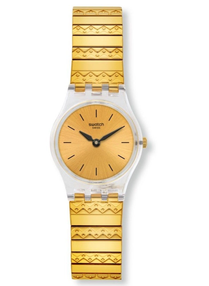 Swatch ساعة يد نسائية ديليكاتيس بحركة كوارتز مقاومة للماء - 25 ملم - Image 1