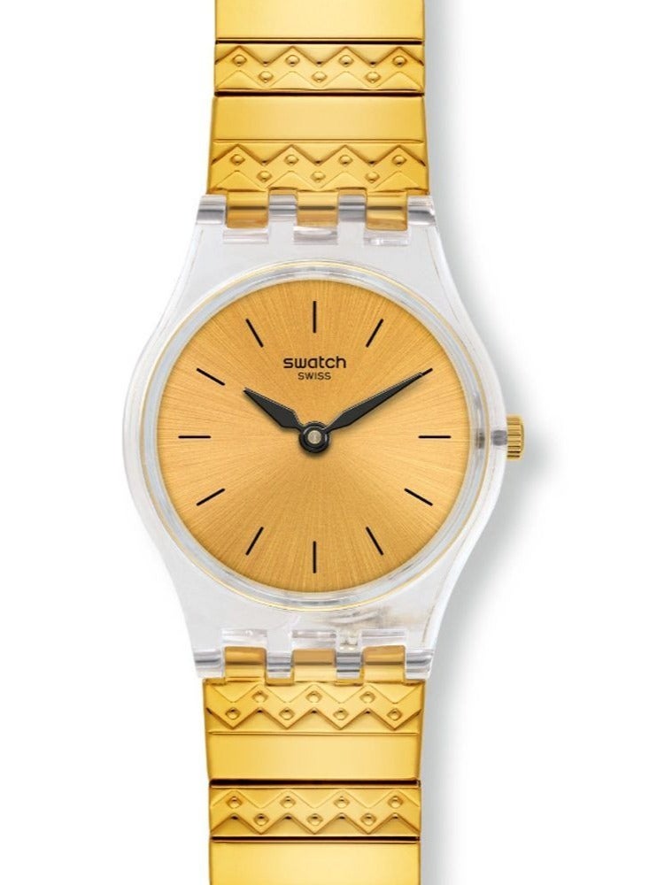 Swatch ساعة يد نسائية ديليكاتيس بحركة كوارتز مقاومة للماء - 25 ملم - Image 2