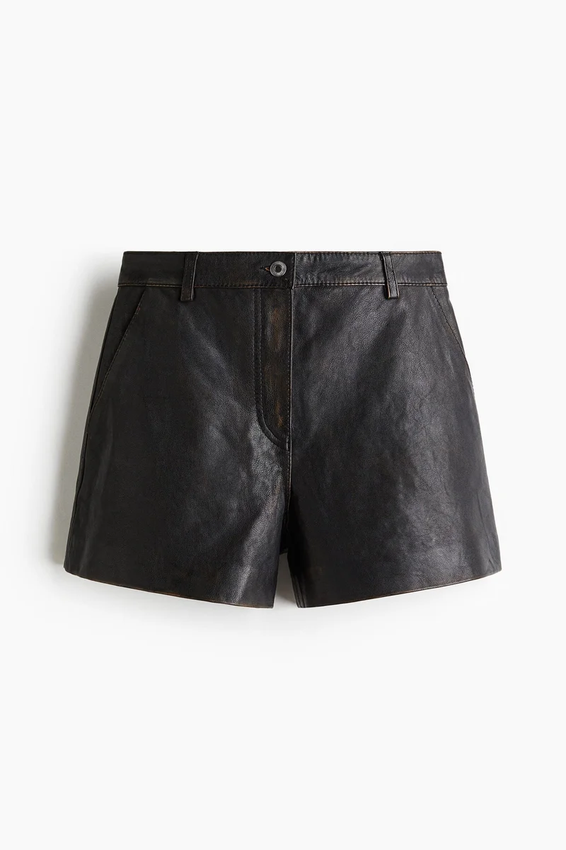 H&M Leather shorts