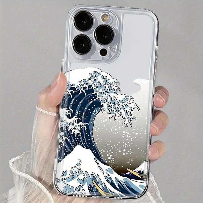 حافظة هاتف ناعمة من TPU مقاومة للصدمات بلون مخلوط 1 لهاتف iPhone 16 Pro - Image 1