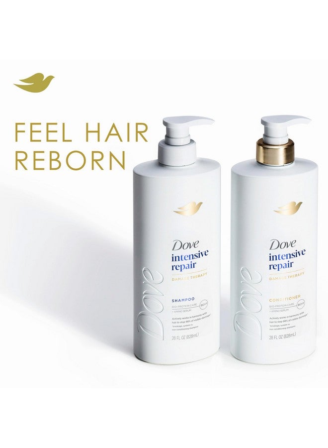 دوف شامبو دوف لإصلاح الشعر التالف بتكنولوجيا العناية بالبروتين الحيوي ومصل أمينو 28 أونصة سائلة - Image 2