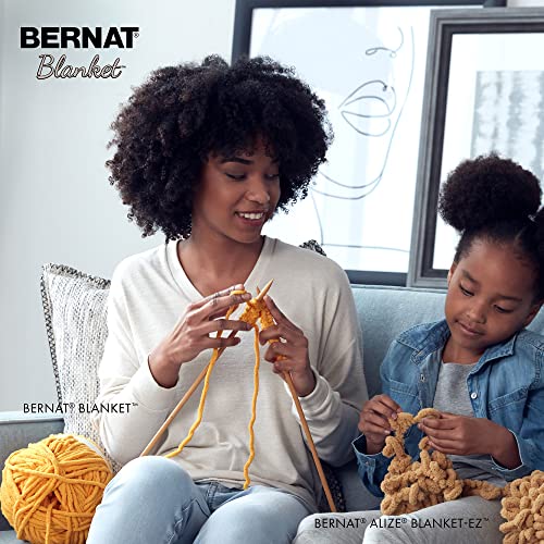 Bernat Blanket Taupe Yarn - 3 Pack of 150g/5.3oz - Polyester - 6 Super Bulky - 108 Yards - Knitting/Crochet - Image 4