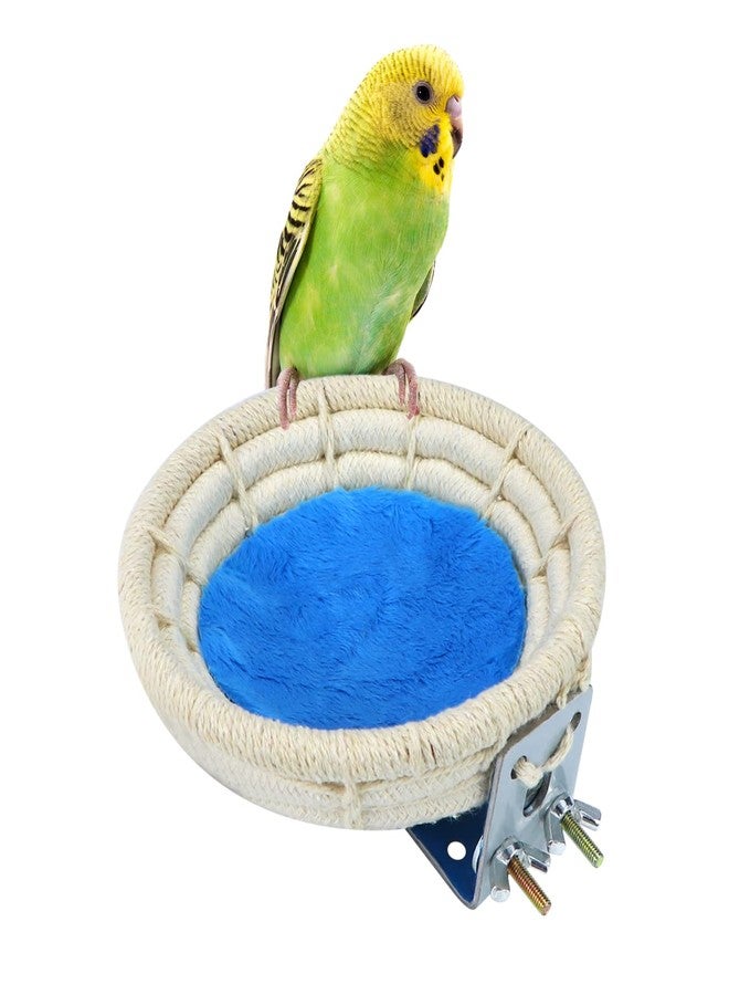Wontee Bird Nest Breeding Nest Bed Bird Cage House for Parrots Budgies Parakeets Cockatiels Canary Finch Lovebirds (Cotton Rope)