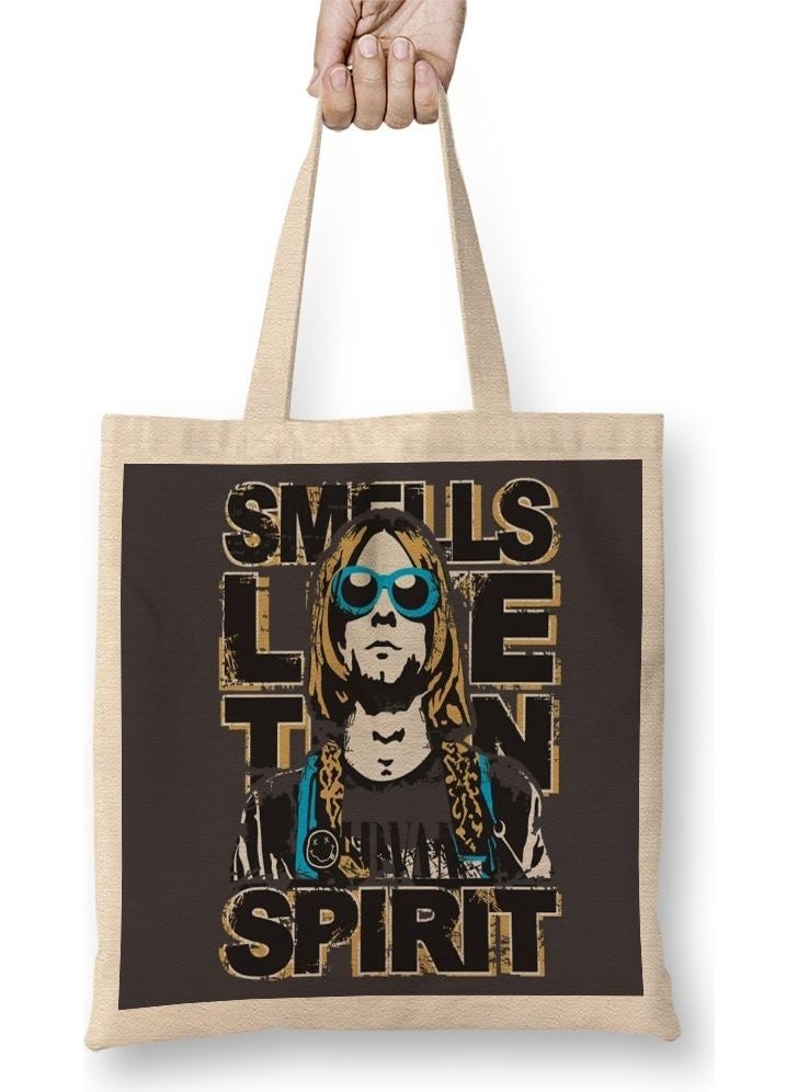 Baskı Dükkanı - Print Shop Nirvana Tote Bag Long Handle - Image 1