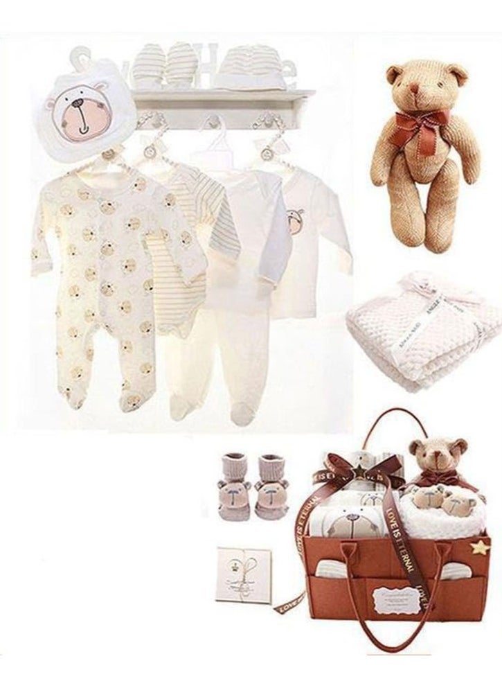 Newborn Gift Set for Baby Boy＆Girl Infant Gift Set Baby Gifts Premium Cotton Baby Clothes Accessories Set Fits Newborn to 3 Months (Bear) - pzsku/ZBAF0CD80E3CCD6BAC4F9Z/45/_/1715221902/eeffccdf-deee-4832-a805-9652c3837dd2