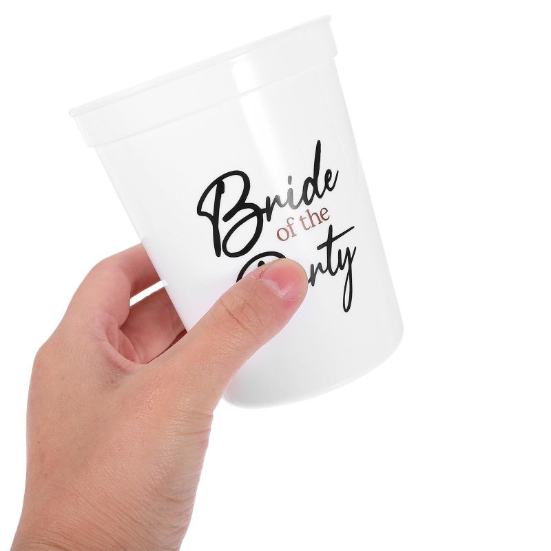 Unbreakable Plastic Juice Cups 4pcs Disposable Cocktail Wine Glasses for Party Wedding - Image 5