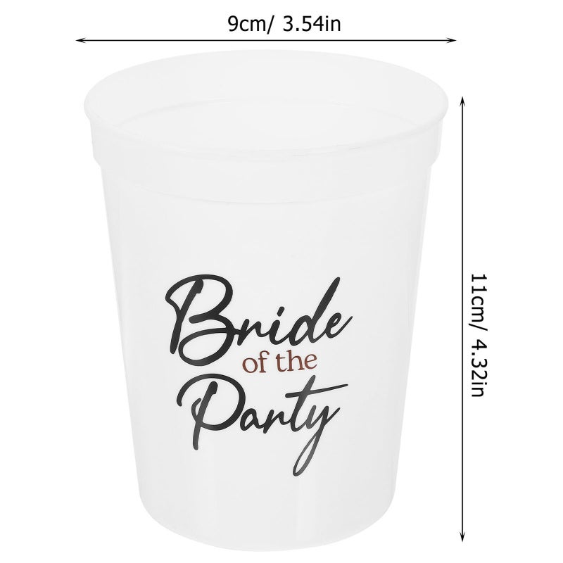 Unbreakable Plastic Juice Cups 4pcs Disposable Cocktail Wine Glasses for Party Wedding - Image 3