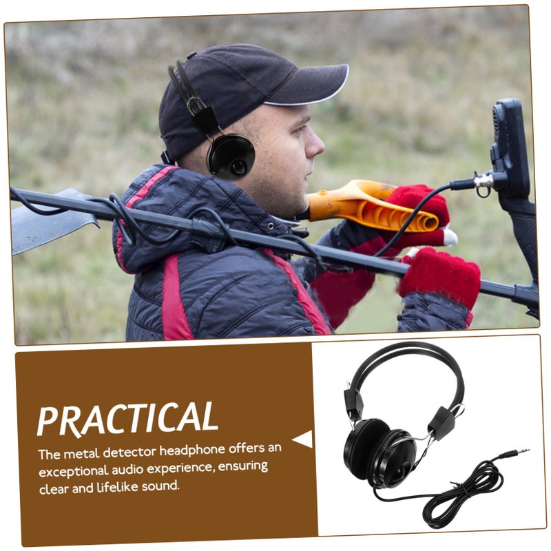 Adjustable Metal Detector Headphones Compatible for Treasure Hunting - Image 4