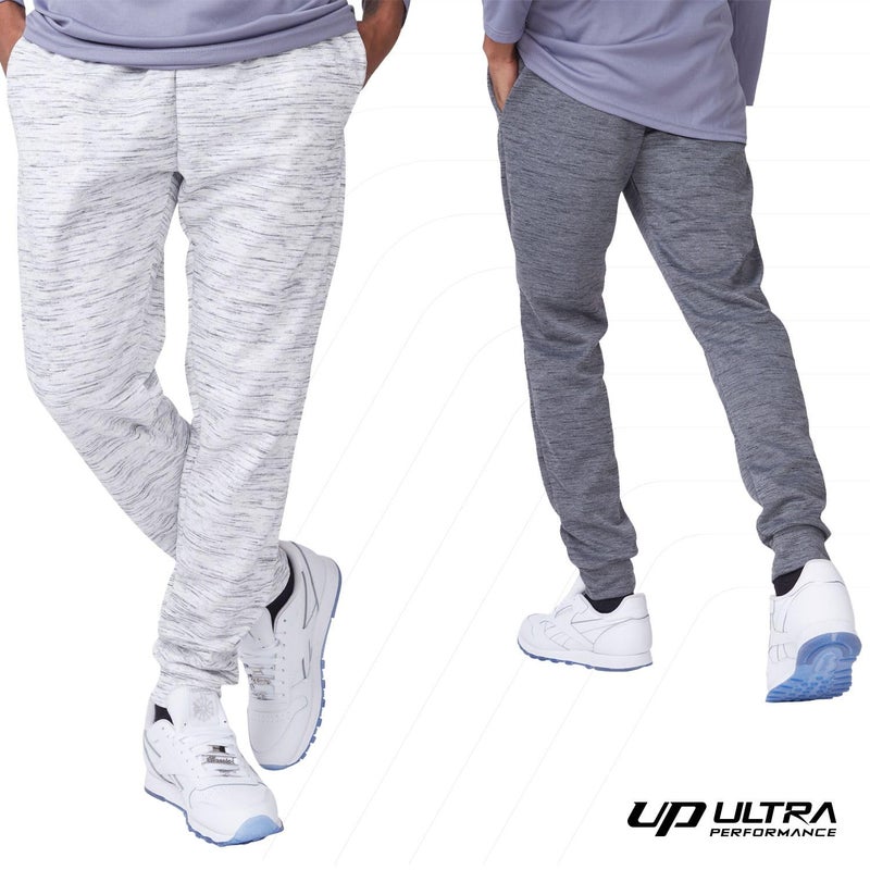 Ultra Performance 3 Pack Mens Joggers Mens Athletic Sweatpants with Pockets for Men, Small - 3X - Image 3