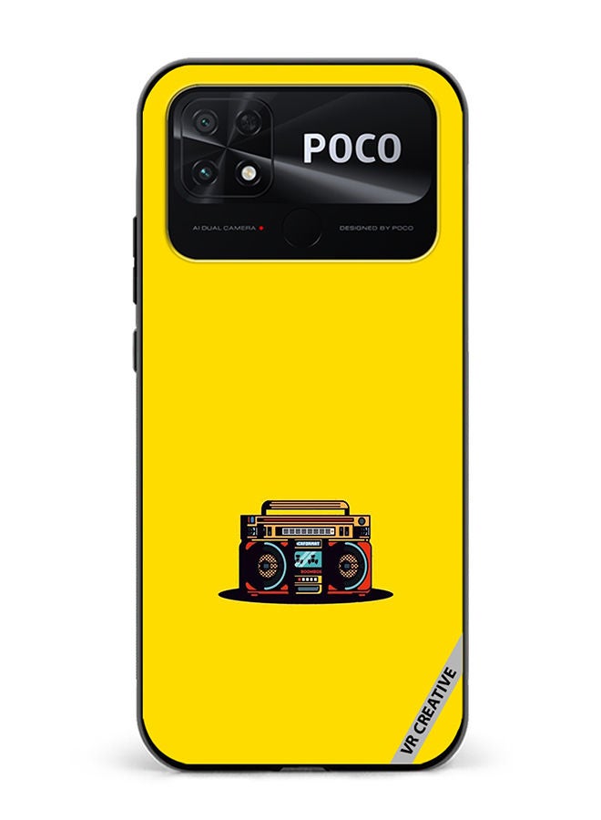 VR CREATIVE Protective Case Cover For Xiaomi Poco C40 Music Design Multicolour - Image 1