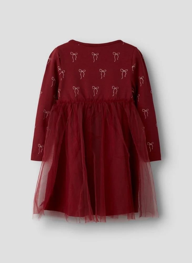 Name It  Kids Printed Long Sleeve Mini Dress for Women | Best Price UAE