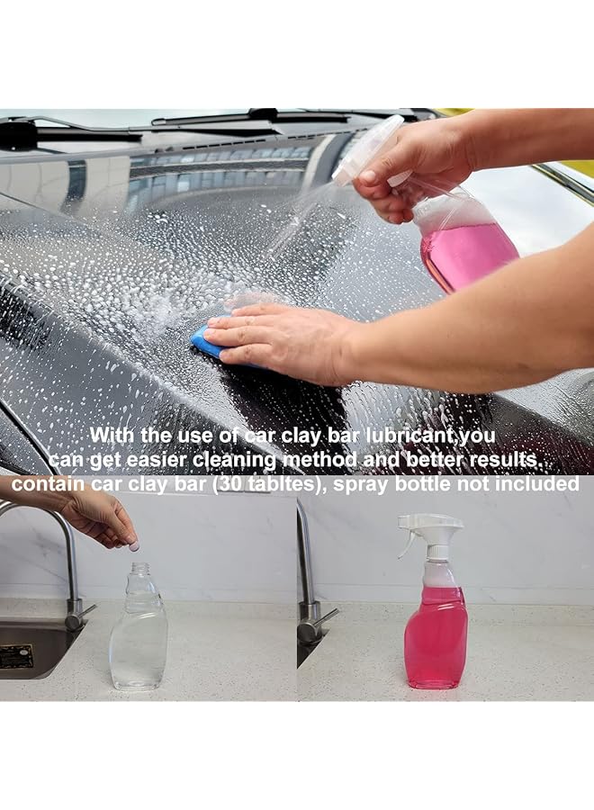 إكسفور طين تنظيف السيارات، عبوة من 4 قطع، منظف طين تنظيف السيارات، مجموعة تنظيف عالية الجودة لتلميع الطلاء، مجموعة غسيل السيارات، تنظيف السيارات الترفيهية، القوارب، الحافلات - Image 5