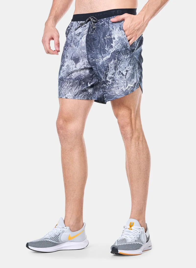 نايكي Men's Dri-FIT Brief-Lined Running Shorts