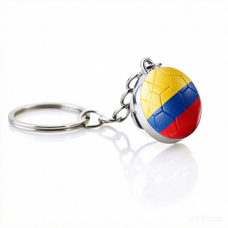 2026 FIFA World Cup USA Canada Mexico Zinc Alloy Keychain Fan Souvenir Mascot Pendant - Image 1