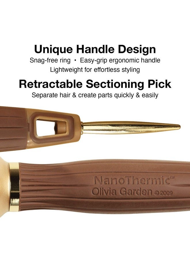 أوليفيا جاردن فرشاة شعر نانوثيرميك سيراميك + أيون ستايلر من أوليفيا جاردن NT-PDL (مجداف) - Image 5