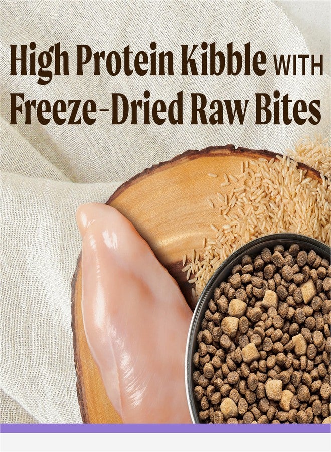 ميريك باك كنتري هيلثي غرينز، طعام جاف فاخر للجراء، قطع دجاج مجففة بالتجميد - كيس 4.0 رطل. - Image 2