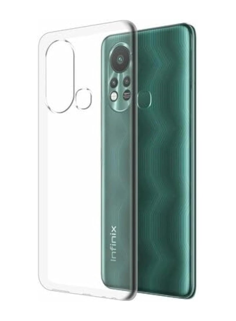 For Infinix Hot 11s Transparent Tpu Silicone Back Cover , Anti Yellowing And High Protective From Shocks Compatible With Infinix Hot 11s (6.78'') (Transparent) - Image 1