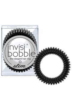 invisibobble Slim The Elegant Hair Ring - True Black 