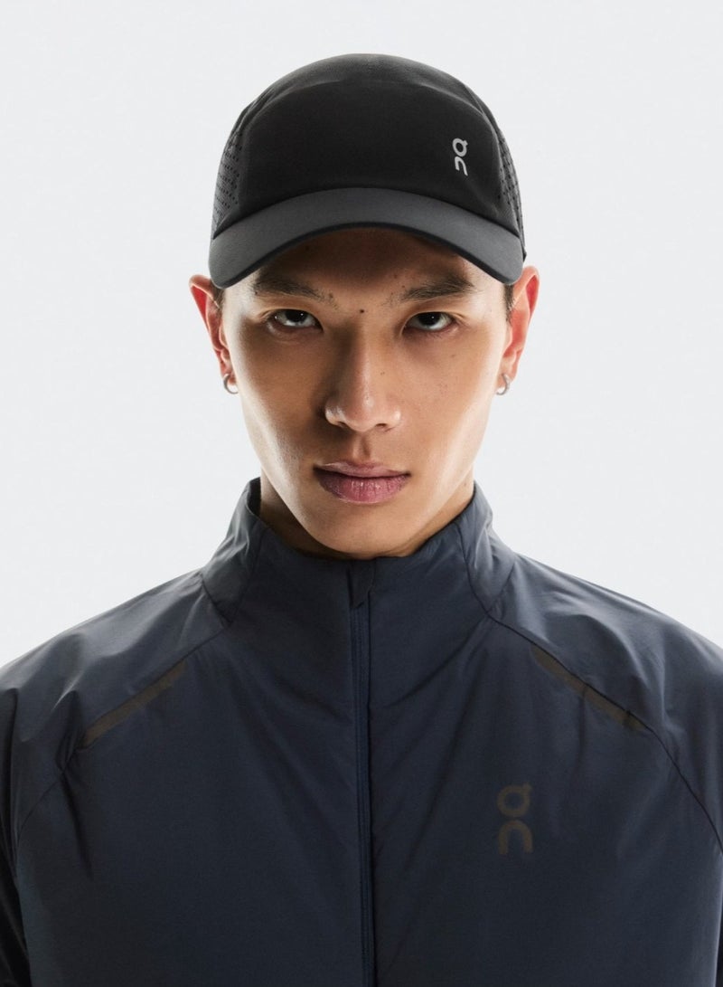 On Running On Lightweight Running Cap – Ultra-Light Breathable Sports Hat with Adjustable Strap, Moisture-Wicking Sweatband & Ventilated Panels – Unisex Black - Image 1