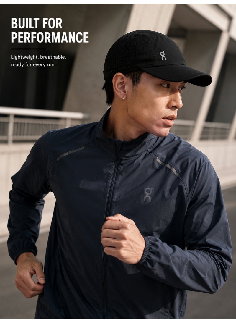 On Running Lightweight Running Cap – Ultra-Light Breathable Sports Hat with Adjustable Strap, Moisture-Wicking Sweatband & Ventilated Panels – Unisex Black - Image 3