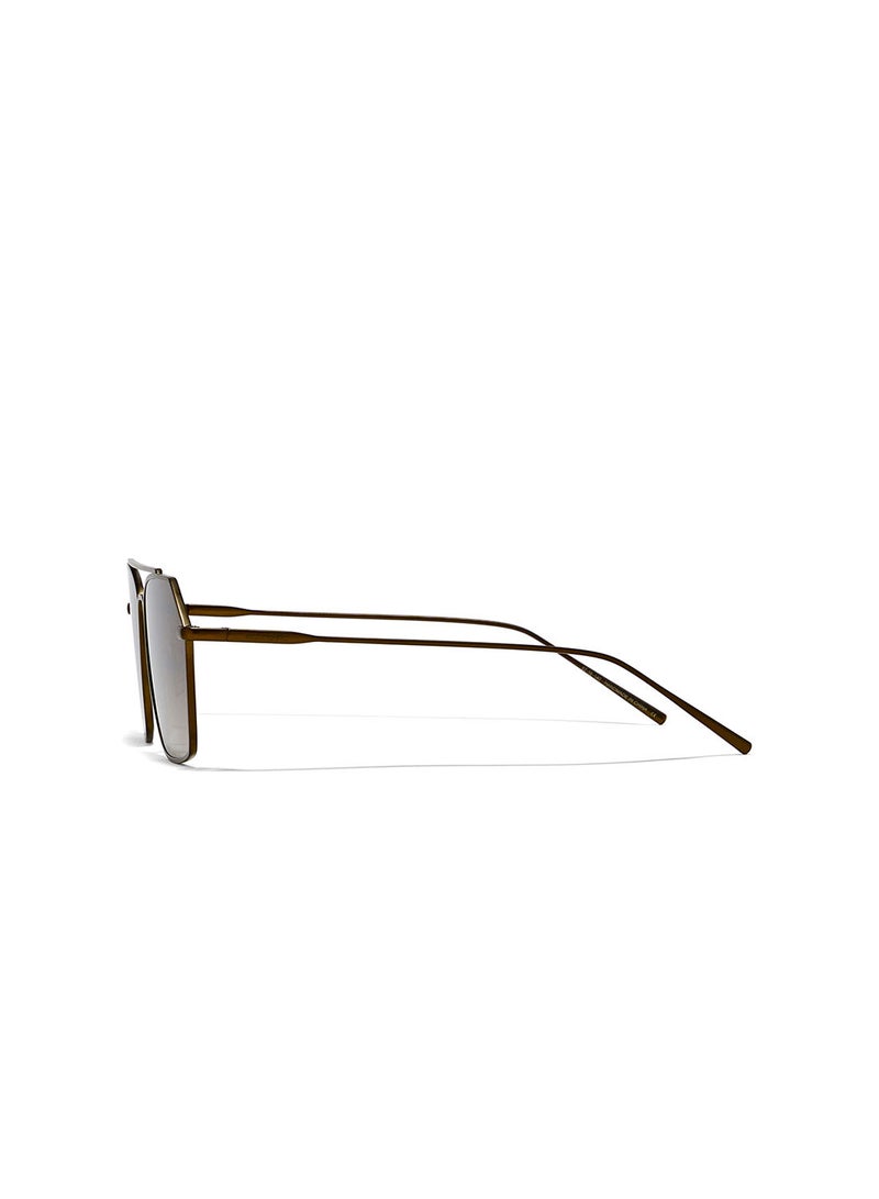 30Sundays Figaro,Men Sunglasses, Aviator Sunglasses, UV Protection: UV400 (Brown,Brown) - Image 3