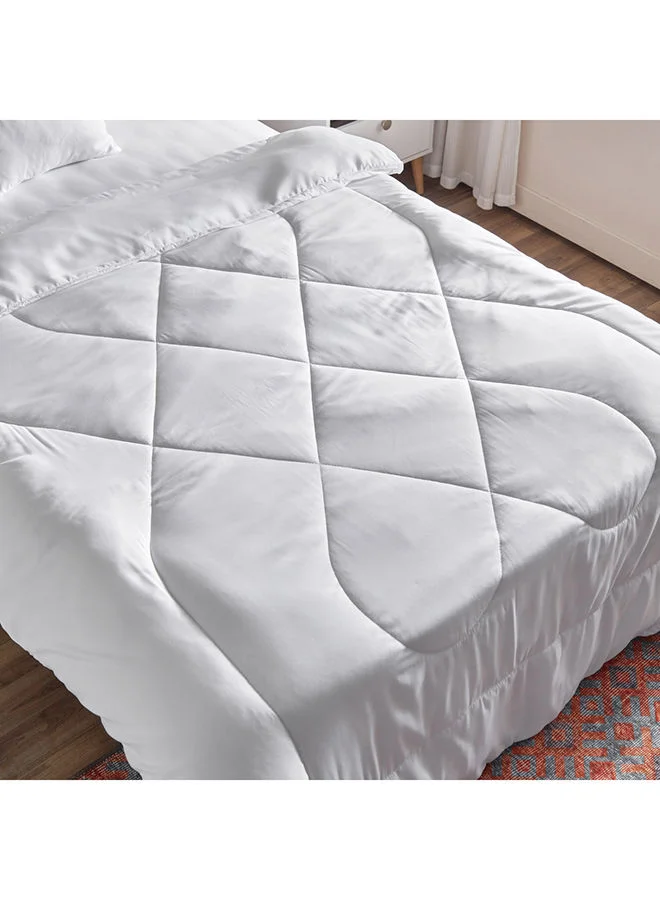 Home Box Andorra 4-Piece Twin Microfiber BIAB Comforter Set 220 x 160 cm