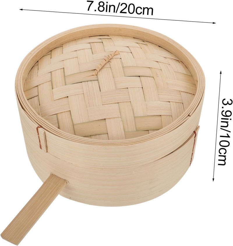 Kitchen Cooking Bamboo Steaming Box Cover Basket for Rice Eggs Potatoes Corn Essential Kitchen Supply - Image 2