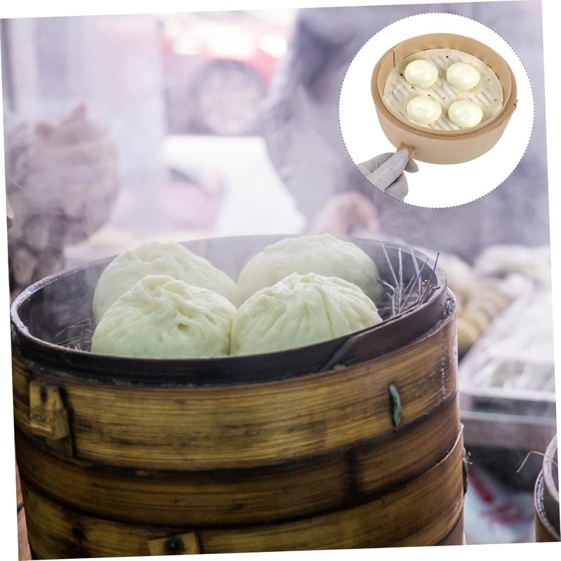 Kitchen Cooking Bamboo Steaming Box Cover Basket for Rice Eggs Potatoes Corn Essential Kitchen Supply - Image 3