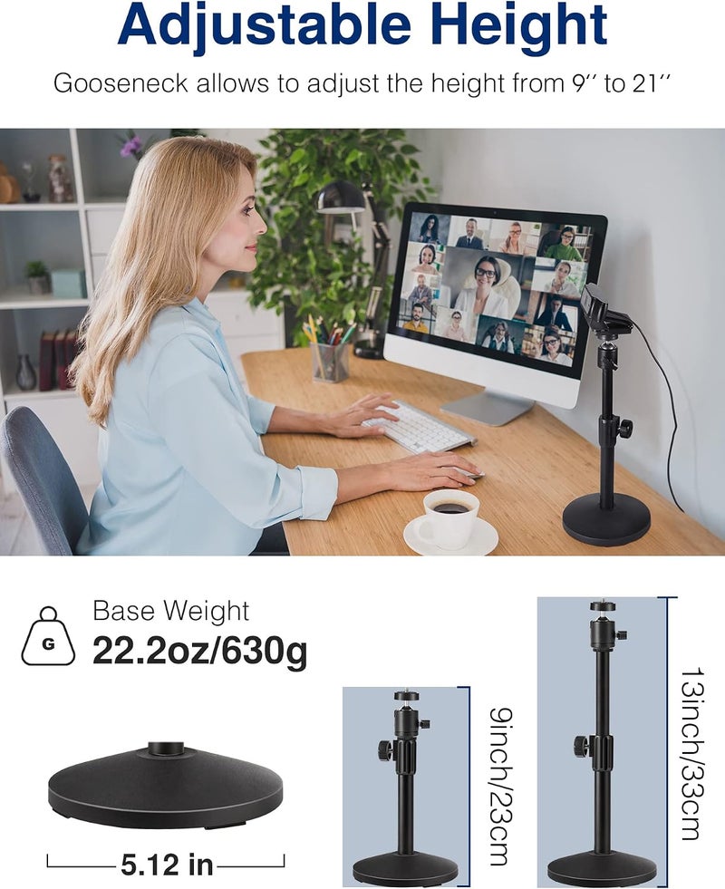 Puroma Webcam Stand Goose-Neck Mount for Logitech Webcams - Image 2