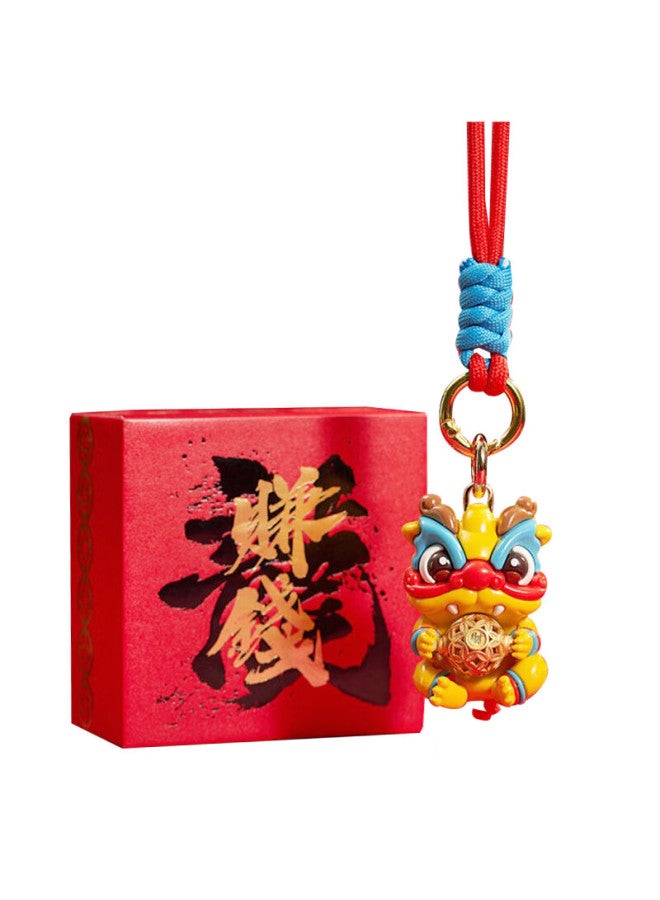 DiGallen Dijialun Zodiac Year Car Gold Dragon Keychain, Safety Amulet Decoration, High-end Gift - Image 5