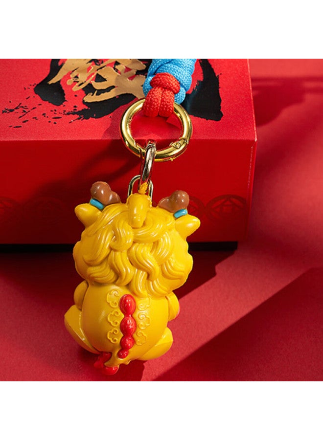 DiGallen Dijialun Zodiac Year Car Gold Dragon Keychain, Safety Amulet Decoration, High-end Gift - Image 4